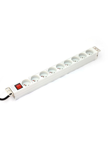 Listwa Zasilająca Digitus A-19-Strip-4-Imp (9 X Ute  2M  Kolor Biały)
