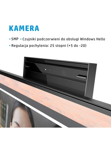 Hp E24Mv G4 60,5 Cm (23.8") 1920 X 1080 Px Monitor Full Hd Czarny, Srebrny