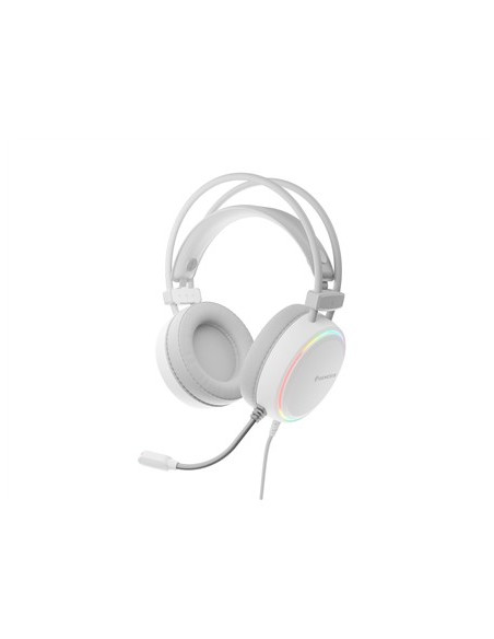Genesis Neon 613 Zestaw Słuchawkowy Przewodowa Opaska Na Głowę Gaming Usb Typu-A Biały