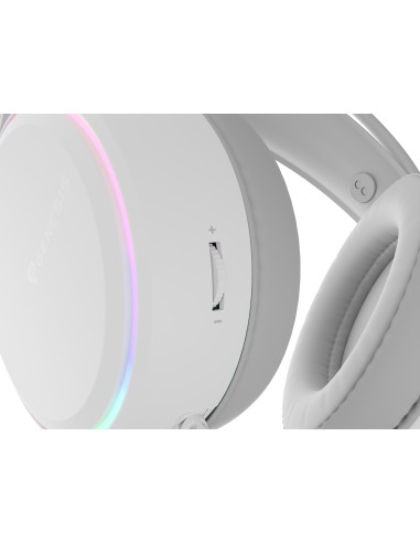 Genesis Neon 613 Zestaw Słuchawkowy Przewodowa Opaska Na Głowę Gaming Usb Typu-A Biały