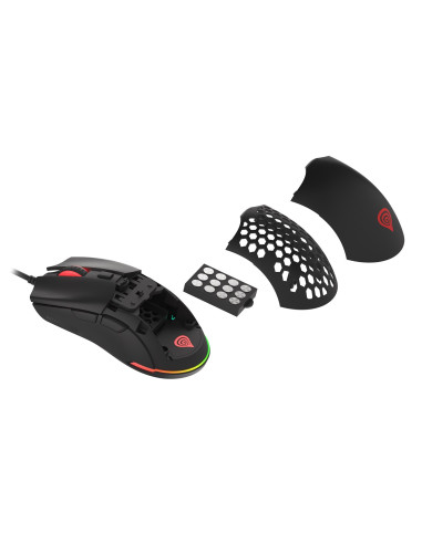 Genesis Krypton 750 Myszka Gaming Oburęczny Usb Typu-A Optyczny 8000 Dpi