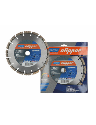 Tarcza Tnąca Diamentowa Uniwersalna Norton 230Mm Clipper Pro Universal Laser