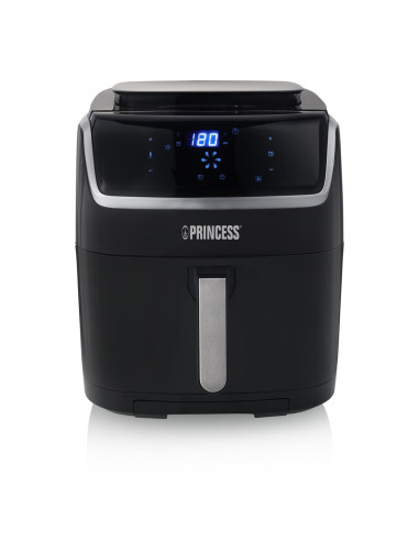 Princess 182080 Pojedyńczy 6,5 L Autonomiczny 1700 W Frytkownica Na Gorące Powietrze Czarny
