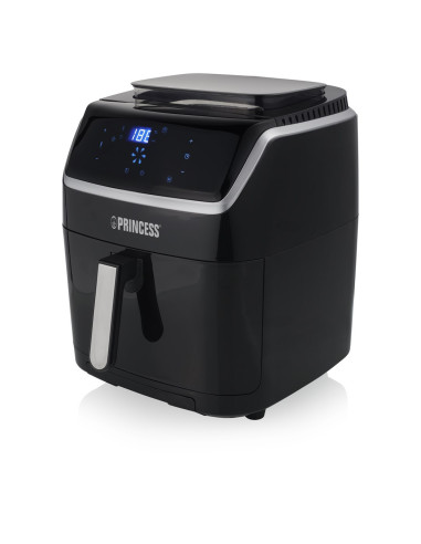 Princess 182080 Pojedyńczy 6,5 L Autonomiczny 1700 W Frytkownica Na Gorące Powietrze Czarny