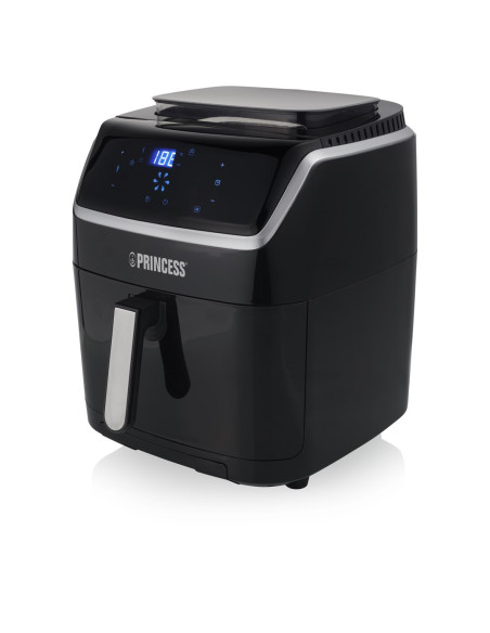 Princess 182080 Pojedyńczy 6,5 L Autonomiczny 1700 W Frytkownica Na Gorące Powietrze Czarny