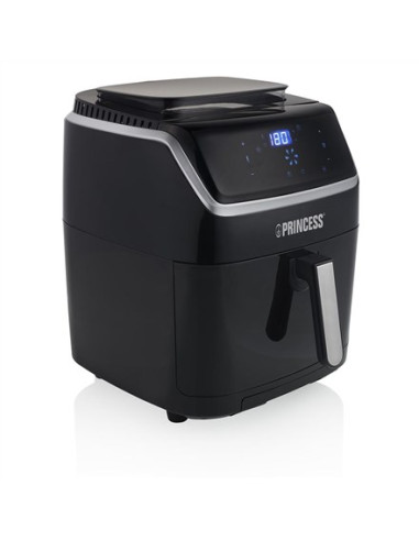 Princess 182080 Pojedyńczy 6,5 L Autonomiczny 1700 W Frytkownica Na Gorące Powietrze Czarny