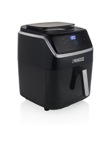 Princess 182080 Pojedyńczy 6,5 L Autonomiczny 1700 W Frytkownica Na Gorące Powietrze Czarny