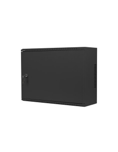 Szafa Instalacyjna Rack Wisząca 19" 4U+3U 540X200 Niskoprofilowa Czarna Lanberg (Złożona)
