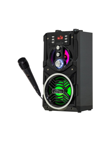 Media-Tech Partybox Bt-Kompaktowy Głosnik Bluetooth Stereo Z Wbudowanym Głosnikiem Basowym, Funkcja Karaoke Mt3150