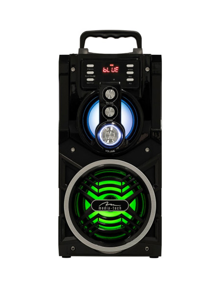 Media-Tech Partybox Bt-Kompaktowy Głosnik Bluetooth Stereo Z Wbudowanym Głosnikiem Basowym, Funkcja Karaoke Mt3150