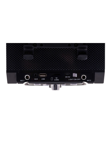 Media-Tech Partybox Bt-Kompaktowy Głosnik Bluetooth Stereo Z Wbudowanym Głosnikiem Basowym, Funkcja Karaoke Mt3150