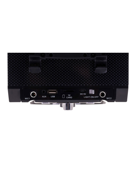 Media-Tech Partybox Bt-Kompaktowy Głosnik Bluetooth Stereo Z Wbudowanym Głosnikiem Basowym, Funkcja Karaoke Mt3150