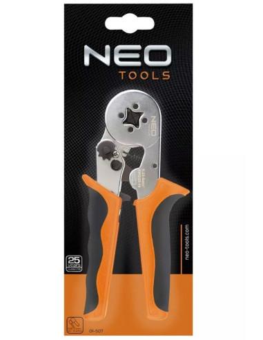 Zaciskarka Końcówek Tulejowych Neo Tools 01-507 Średnica Tulejek: 0,25-6Mm2