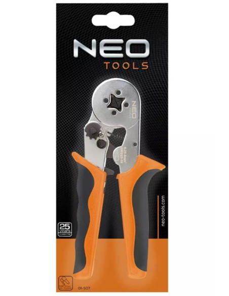 Zaciskarka Końcówek Tulejowych Neo Tools 01-507 Średnica Tulejek: 0,25-6Mm2
