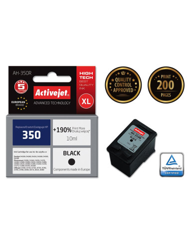 Activejet Ah-350R Tusz (Zamiennik Hp 350 Cb335Ee  Premium  10 Ml  Czarny)