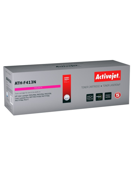 Activejet Ath-F413N Toner (Zamiennik Hp 410A Cf413A  Supreme  2300 Stron  Czerwony)