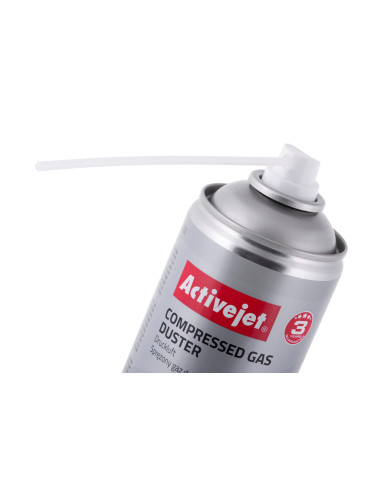 Activejet Aoc-200 Sprężone Powietrze (400 Ml) Niezbędny W Każdym Biurze, I Każdemu Użytkownikowi Komputera, Uniwersalny Środek C