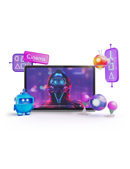 Lenovo Tab Plus Helio G99 11.5" 2K Ips 400Nits Touch 8/128Gb Mali-G57 Mc2 Android Luna Grey