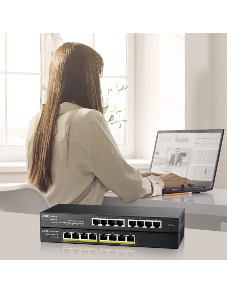 Switch Zyxel Gs1915-8 8P Managed Gigabit