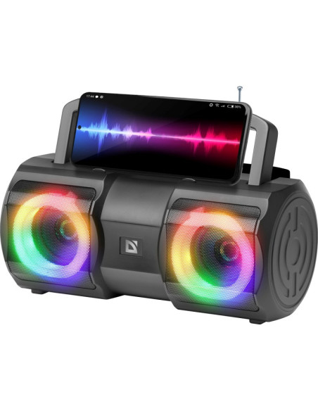 Defender Głośnik Beatbox 20 Bluetooth 20W Light/Bt/Mic/Fm/Usb/Tf 65420