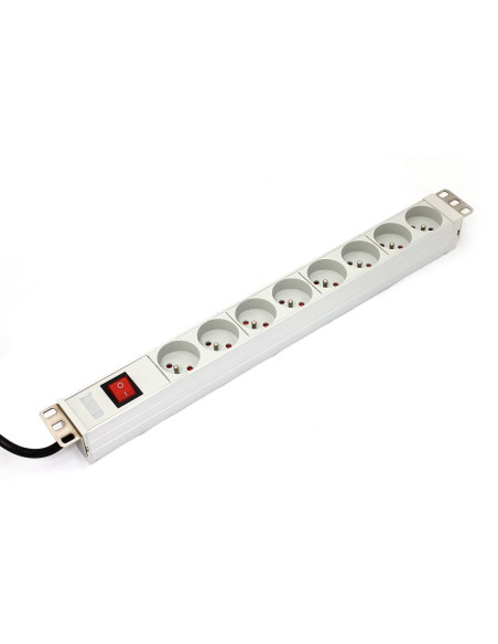 Listwa Zasilająca Digitus A-19-Strip-2-Imp (9 X Ute  1,8M  Kolor Biały)