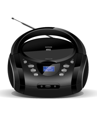 Boombox Bt Denver Tdb-10 Z Radiem Dab+ I Fm