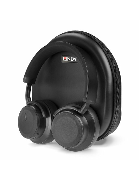 Lindy Lh900Xw Zestaw Słuchawkowy Przewodowy I Bezprzewodowy Opaska Na Głowę Połączenia/Muzyka Usb Type-C Bluetooth Czarny