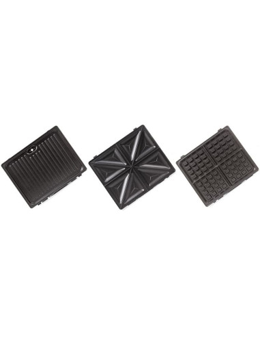 Opiekacz 3 W 1 Ravanson Op-7050 (1200W  Kolor Czarny)