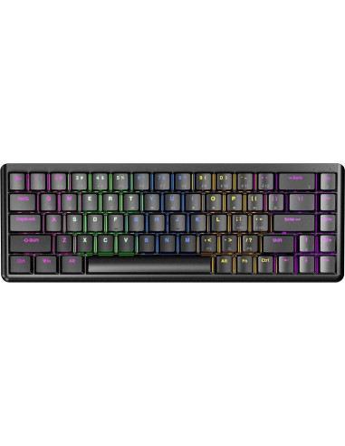 Rampage Klawiatura Mechaniczna Low Profile Rebel Czarna