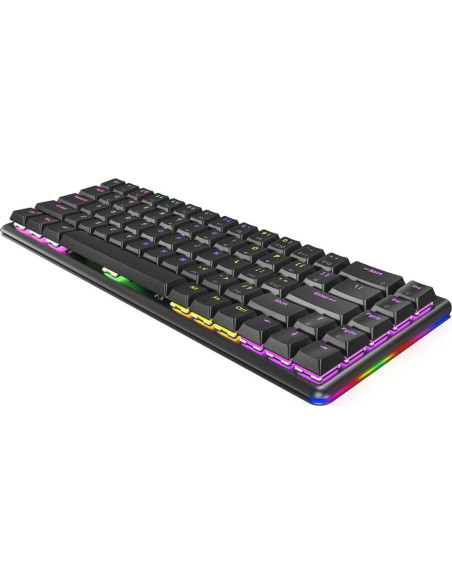 Rampage Klawiatura Mechaniczna Low Profile Rebel Czarna