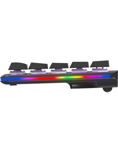 Rampage Klawiatura Mechaniczna Low Profile Rebel Czarna