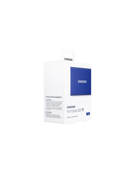 Dysk Zewnętrzny Ssd Samsung T7 (1Tb  Usb 3.2  Niebieski  Mu-Pc1T0H/Ww)