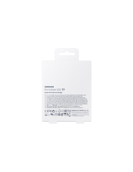 Dysk Zewnętrzny Ssd Samsung T7 (1Tb  Usb 3.2  Niebieski  Mu-Pc1T0H/Ww)