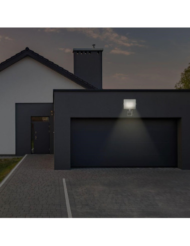 Projektor Led V-Tac Vt-50-S-W 50W Samsung Chip Czujnik Ruchu 3000K 4000Lm (Sku 466) Biały