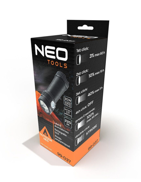 Latarka Akumulatorowa Usb 3300 Lm Osram P9 Led