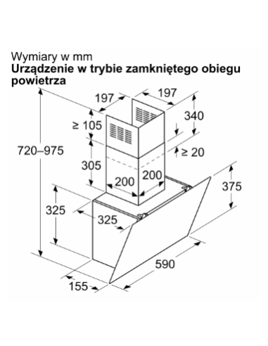 Okap Bosch Dwk65Dk20