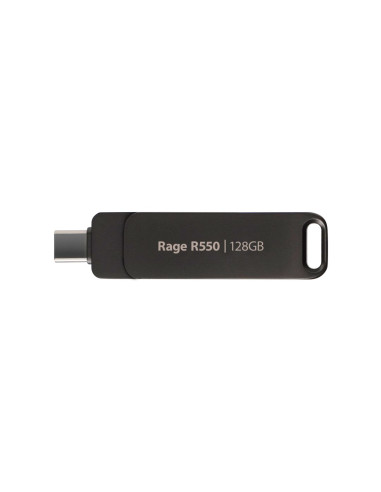Patriot Rage R550 128Gb Dual Usb A+C, Alu, 100Mbs