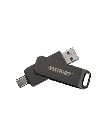 Patriot Rage R550 128Gb Dual Usb A+C, Alu, 100Mbs