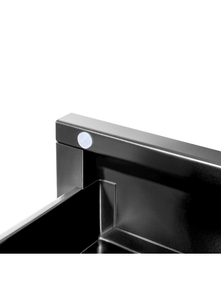 Maclean Szuflada Ergonomiczna Podbiurkowa Czarna Organizer Max 5Kg Mc-875