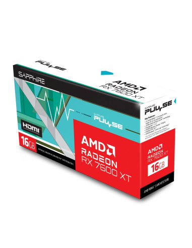 Karta Graficzna Sapphire Radeon Rx 7600 Xt Pulse Gaming Oc 16Gb