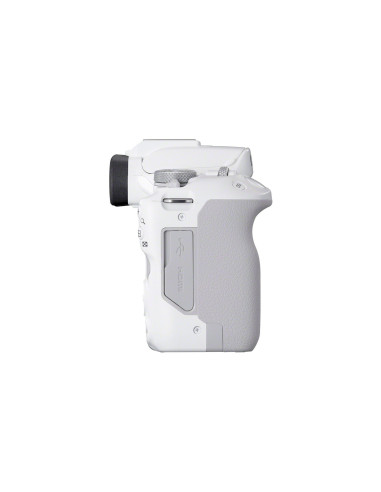 Canon Eos R50, White + Rf-S 18-45Mm F4.5-6.3 Is Stm Kit Bezlusterkowiec 24,2 Mp Cmos 6000 X 4000 Px Biały