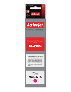 Activejet Ac-G490M Tusz (Zamiennik Canon Gi-490M  Supreme  70 Ml  7000 Stron, Czerwony)