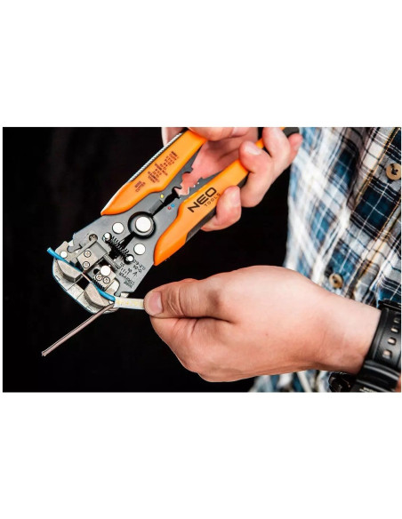Automatyczny Ściągacz Izolacji Neo Tools 205 Mm Czołowy