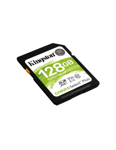 Karta Pamięci Kingston Canvas Select Plus Sds2/128Gb (128Gb  Class U3, V30  Karta Pamięci)