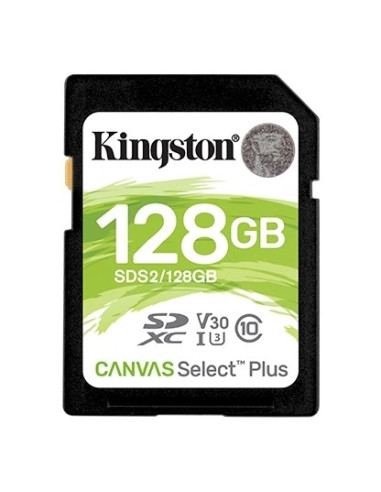 Karta Pamięci Kingston Canvas Select Plus Sds2/128Gb (128Gb  Class U3, V30  Karta Pamięci)