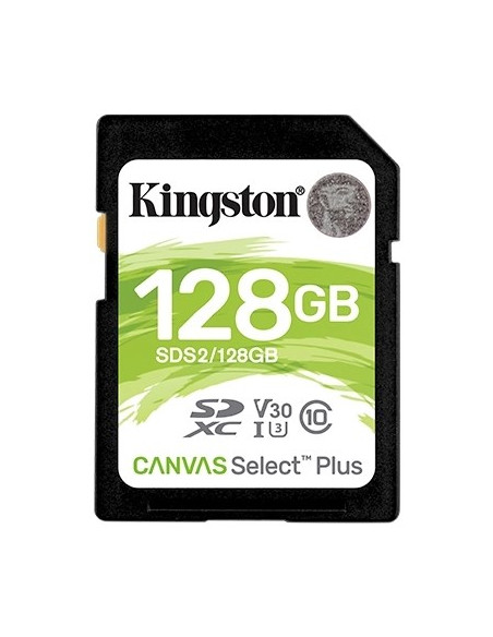 Karta Pamięci Kingston Canvas Select Plus Sds2/128Gb (128Gb  Class U3, V30  Karta Pamięci)
