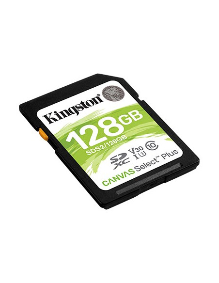 Karta Pamięci Kingston Canvas Select Plus Sds2/128Gb (128Gb  Class U3, V30  Karta Pamięci)
