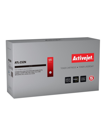 Activejet Atl-232N Toner (Zamiennik Lexmark 24016Se  Supreme  3000 Stron  Czarny)