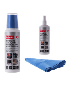Activejet Aoc-269 Zestaw Do Czyszczenia Ekranów 2W1 250 Ml., 20X20 Cm 2