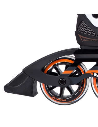 Łyżworolki Nils Extreme Na1060S Czarno-Pomarańczowe Rozm. 41